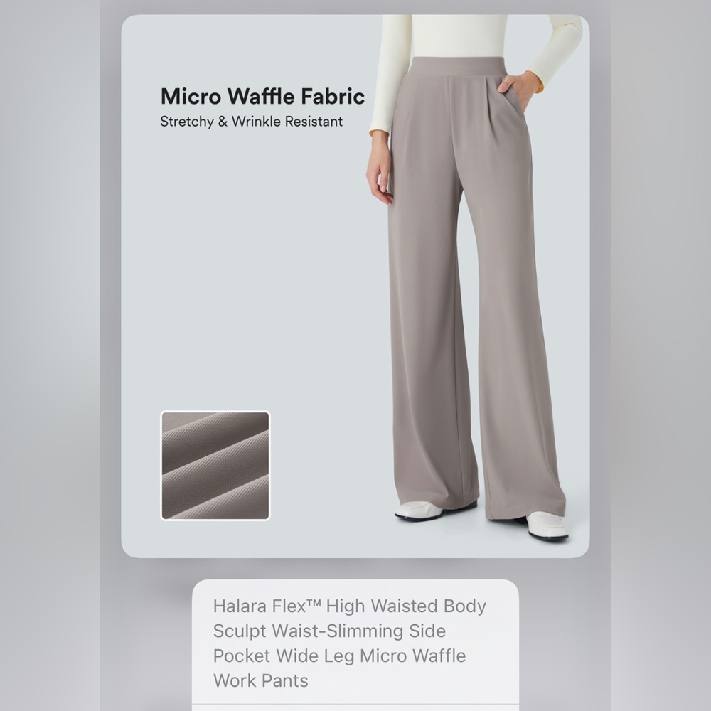 Halara Flex high-waisted work pants